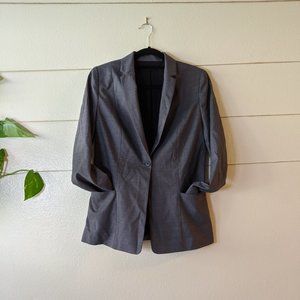 3x20 Elie Tahari Dark Gray Wool Blazer